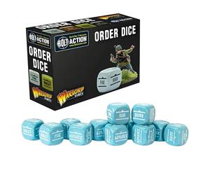 Dés bleus pour Bolt Action par Warlord Games