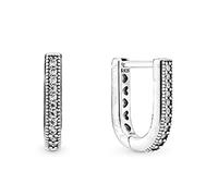Des boucles d'oreilles 925 boucles d'oreilles en argent deux tons doreres doré goujon goujons for femmes cadeau de mariage bijoux Des boucles d'oreilles femme(G)