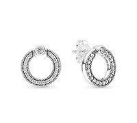 Des boucles d'oreilles 925 boucles d'oreilles en argent deux tons doreres doré goujon goujons for femmes cadeau de mariage bijoux Des boucles d'oreilles femme(E)
