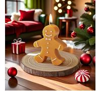 Des bougies parfumées, des gâteaux de gingembre, du café au lait - décor et cadeaux parfaits pour Noël - 4 pcs