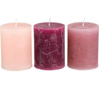 Des bougies roses romantiques pour des ambiances festives et chaleureuses