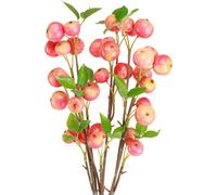 Des branches décoratives magiques avec des pommes décoratives artificielles pour une atmosphère automnale