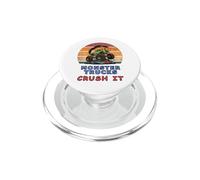 des camions Monstres rétro drôles et Cool, Crush It PopSockets PopGrip pour MagSafe