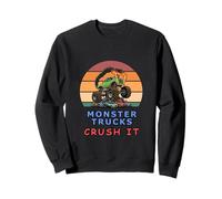 des camions Monstres rétro drôles et Cool, Crush It Sweatshirt