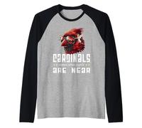 des Cardinaux apparaissent Lorsque des Anges sont Proches de Red Cardinal Lover Manche Raglan