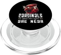 des Cardinaux apparaissent Lorsque des Anges sont Proches de Red Cardinal Lover PopSockets PopGrip pour MagSafe