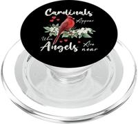 des Cardinaux apparaissent Lorsque des Anges sont Proches de Red Cardinal Lover PopSockets PopGrip pour MagSafe