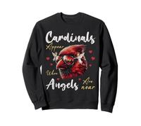 des Cardinaux apparaissent Lorsque des Anges sont Proches de Red Cardinal Lover Sweatshirt
