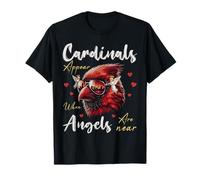 des Cardinaux apparaissent Lorsque des Anges sont Proches de Red Cardinal Lover T-Shirt