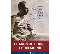 Des Carpates au Ritz 1890-1950 - Paul Palffy - Lacurne - broché - Essai