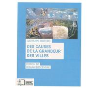 Des Causes de la Grandeur des Villes - Giovanni Botero - Rue D'ulm Eds - broché - Essai