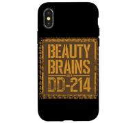 des Cerveaux De Beauté Et Une Américaine Forte Et Coque pour iPhone X/XS