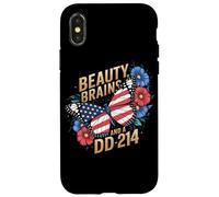 des Cerveaux De Beauté Et Une Américaine Forte Et Coque pour iPhone X/XS