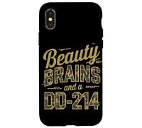 des Cerveaux De Beauté Et Une Américaine Forte Et Coque pour iPhone X/XS