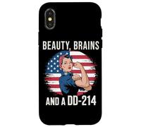des Cerveaux De Beauté Et Une Américaine Forte Et Coque pour iPhone X/XS