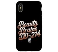 des Cerveaux De Beauté Et Une Américaine Forte Et Coque pour iPhone X/XS