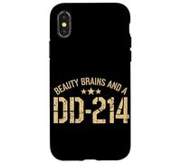 des Cerveaux De Beauté Et Une Américaine Forte Et Coque pour iPhone X/XS