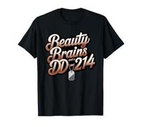 des Cerveaux De Beauté Et Une Américaine Forte Et T-Shirt