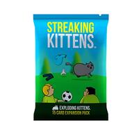 Streaking Kittens di Exploding Kittens Pack d'extension - Jeux de cartes pour adultes, adolescents et enfants, (édition anglaise), Bleu