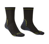 Des chaussettes Bridgedale Relever LW T2 CP Boot noir / citron vert 36-39 UE