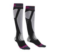 Des chaussettes Bridgedale Ski Easy On Women`s graphite/purple/134 L (7-8.5 UK)