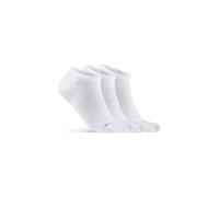 Des chaussettes CRAFT CORE Dry Pieds 3-pack blanc 43-45 UE