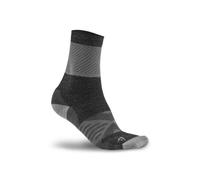 Des chaussettes CRAFT XC Warm blanc noir 43-45 UE