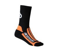 Des chaussettes SENSOR Randonnée Mérinos noir / orange S (3-5 Royaume-Uni)