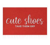 Des chaussures mignonnes d'entre les enlevez les tapis de porte extrieurs avec un support en caoutchouc pailtre intrieur pour l'entre de la m