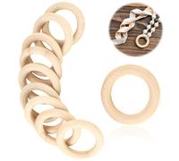 Des chefs-d'œuvre vous attendent : personnalisez vos décorations avec des anneaux en bois naturel, des cercles en bois lisse pour laisser l