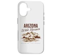 des Chevaux Sauvages de l'Arizona errent en liberté avec Un étalon de Western Salt River Coque pour iPhone 17