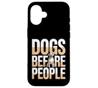 des Chiens drôles Avant Que Les Gens Disent des Amoureux des Chiens Coque pour iPhone 16