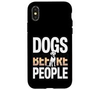 des Chiens drôles Avant Que Les Gens Disent des Amoureux des Chiens Coque pour iPhone X/XS