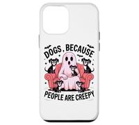 des Chiens Parce Que Les Gens sont des fantômes effrayants Coque pour iPhone 12 Mini