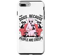 des Chiens Parce Que Les Gens sont des fantômes effrayants Coque pour iPhone 7 Plus/8 Plus
