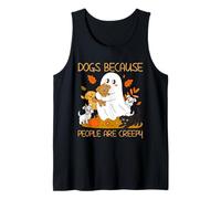 des Chiens Parce Que Les Gens sont Une Maman Chienne fantôme effrayante Débardeur
