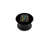 des Chiens Parce Que Les Gens sucent Un Amoureux des Chiens Sarcastique PopSockets PopGrip Adhésif