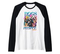 des Chiens Parce Que Les Gens sucent Un drôle de Pop Art pour Les Amoureux des Chiens Manche Raglan