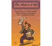 Des choses à te dire