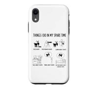 des Choses Amusantes Que Je Fais Pendant Mon Temps Libre Coque pour iPhone XR