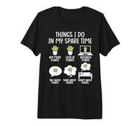 des Choses drôles de Jardinage Que Je Fais Pendant Mon Temps Libre | Plant Women T-Shirt Haut de Gamme