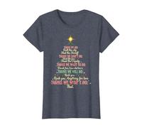 des Choses drôles Que Nous Avons Faites Ont construit Cette Ville Prise de Vue par Le shérif T-Shirt, Femme, Bleu Chiné, XL