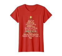 des Choses drôles Que Nous Avons Faites Ont construit Cette Ville Prise de Vue par Le shérif T-Shirt, Femme, Rouge, M