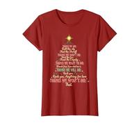 des Choses drôles Que Nous Avons Faites Ont construit Cette Ville Prise de Vue par Le shérif T-Shirt, Femme, Canneberge, XL