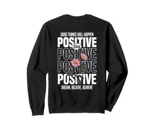 des Choses merveilleuses Vont Arriver, Restez Backprint Sweatshirt