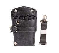 Des ciseaux professionnels, Sac de rangement for outils de coiffure en cuir PU multicolore for plusieurs outils(C)