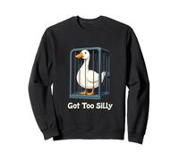 des Citations drôles sur l'oie sont devenues trop idiotes pour Un Amateur d'oies Sweatshirt