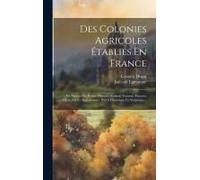 Des Colonies Agricoles Établies En France: En Faveur Des Jeunes Détenus, Enfants Trouves, Pauvres, Orphelins Et Abandonnés: Précis Historique Et Stati