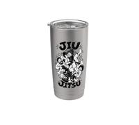 Des Combattants De Jiu-jitsu Et De Grappling Bjj Qui Font Gobelet isotherme en acier inoxydable double paroi