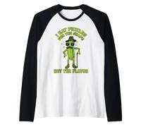 des cornichons drôles par Leur Forme, Pas par Leur goût Manche Raglan